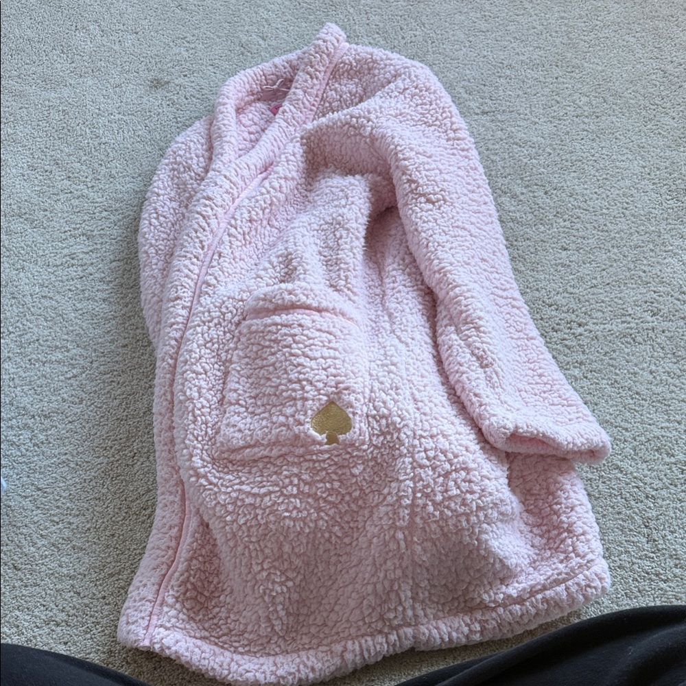 Kate Spade pink Sherpa robe